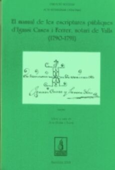 manual de les escriptures publiques d ignasi cases (2 vol.)-joan papell-9788479359508