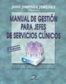 manual de gestion para jefes de servicios clinicos-jose jimenez-9788479784508