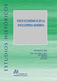 voces economicas en la enciclopedia moderna-jose joaquin de mora-9788480084208