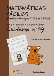 matematicas faciles cuaderno nº19 (primaria)-9788484914808