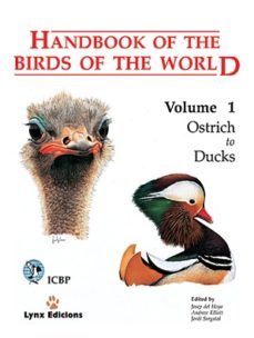 handbook of the birds of the world (vol. 1): ostrich to ducks-9788487334108