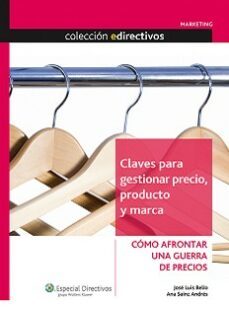 claves para gestionar precio producto y marca-jose luis belio-9788493590208