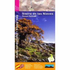 sierra de las nieves, parque natural (mapa senderismo) 1:25.000-9788494997808