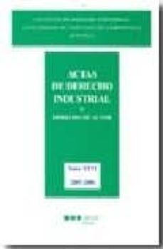 actas de derecho industrial: 26 y derecho industrial-9788497683708