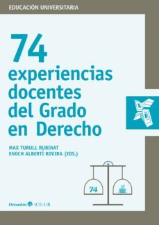 74 experiencias docentes del grado en derecho (ebook)-9788499218908