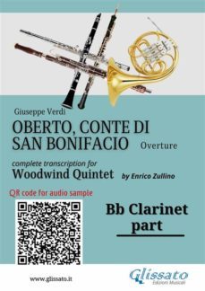 bb clarinet part of "oberto" for woodwind quintet (ebook)-9791221372908