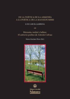 de la poetica de la armonia a la poetica de la mansedumbre (ebook)-luis garcia jambrina-am0058p105108