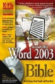 microsoft office: word 2003 bible (includes cd-rom)-9780764539718