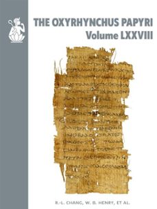 the oxyrhynchus papyri. volume lxxviii (ebook)-9780856980718