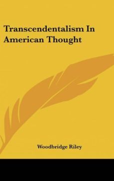 transcendentalism in american thought-9781161566918