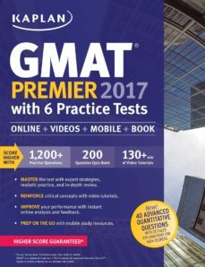 gmat premier 2017 with 6 practice tests: online + book + videos + mobile-9781506203218