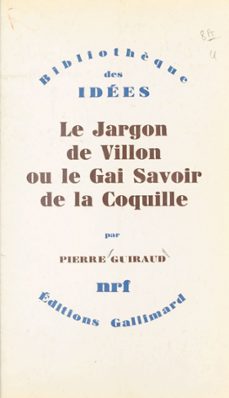 le jargon de villon (ebook)-pierre guiraud-9782072124518