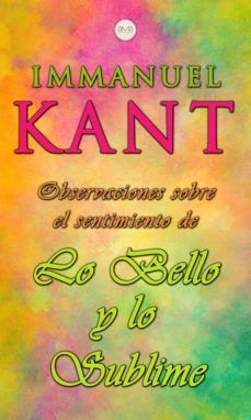 observaciones sobre el sentimiento de lo bello y lo sublime (ebook)-immanuel kant-9783985942718