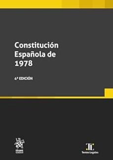 constitucion española 1978 4ª edicion-fernando flores-9788410716018