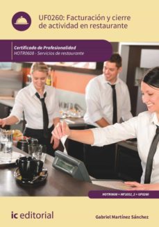 facturacion y cierre de actividad en restaurante. hotr0608 (ebook)-gabriel martínez sánchez-9788411034418