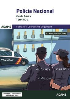 policia nacional de las fuerzas y cuerpos de seguridad. escala basica (temario 1)-9788411160018