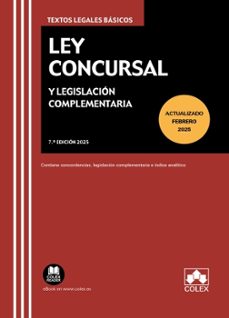 ley concursal y legislacion complementaria 2025-9788411949118