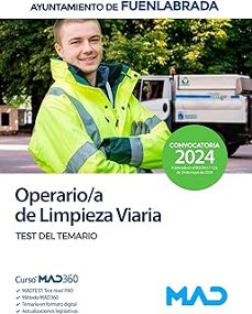 operario de limpieza viaria del ayuntamiento de fuenlabrada. test del temario-9788414283318