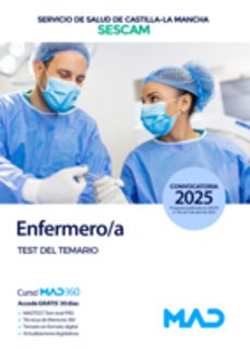 enfermero/a del servicio de salud de castilla-la mancha (sescam). test del temario-9788414295618