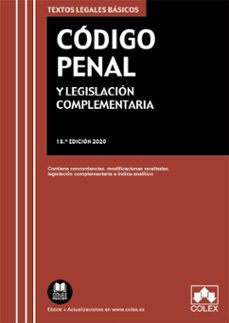 código penal y legislación coplementaria (18ª ed)-9788418025518