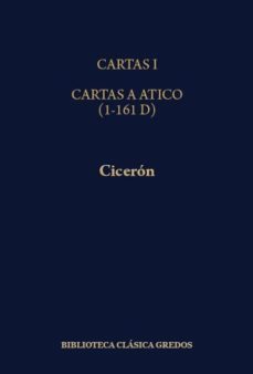 cartas i: cartas a atico-marco tulio ciceron-9788424918118