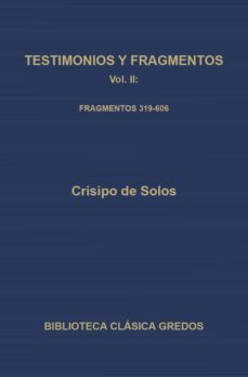 testimonios y fragmentos ii. fragmentos 319-606 (ebook)-9788424937218
