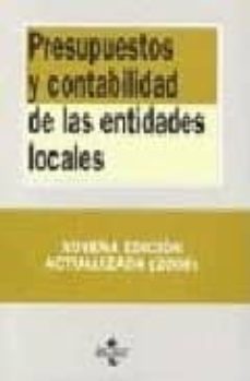 presupuestos y contabilidad de las entidades locales-9788430947218