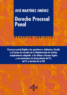 derecho procesal penal-jose martinez jimenez-9788430965618