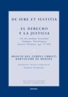 de iure et iustitia. el derecho y la justicia-9788431329518