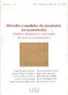 metodos y modelos de simulacion en econometria (35223cu01a01)-9788436246018