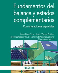 fundamentos del balance y estados complementarios: con operaciones especiales-9788436838718