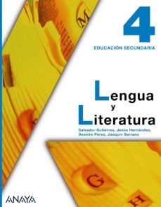 lengua y literatura 4.educacion secundaria obligatoria - segundo ciclo - 4º-9788467824018
