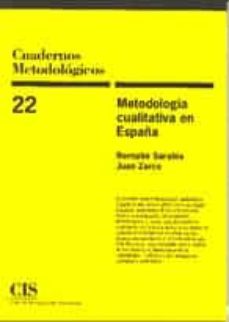 metodologia cualitativa en españa-bernabe sarabia-9788474762518