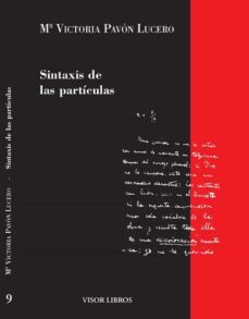 sintaxis de las particulas-maª victoria pavon lucero-9788475229218