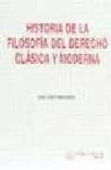 historia de la filosofia del derecho clasica y moderna-9788480026918