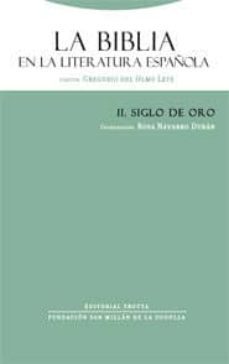 la biblia en la literatura española ii: siglo de oro-9788481649918