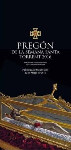 pregon de la semana santa 2016-rafael gonzalez serna-9788484553618