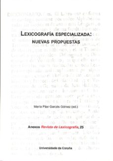 lexicografia especializada: nuevas propuestas-9788497496018