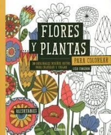 flores y plantas para colorear. 30 originales diseños retro para colorear y colgar-lisa congdon-9789089985118