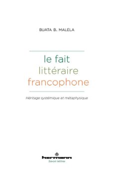 le fait littéraire francophone-9791037048318