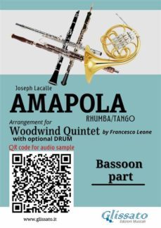 bassoon part of "amapola" for woodwind quintet (ebook)-9791221387018