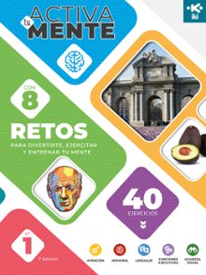 iki activa tu mente: retos 1. 8 retos con 40 ejercicios-9791387746018