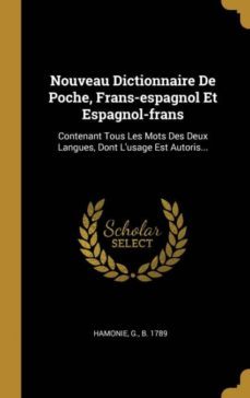 nouveau dictionnaire de poche, frans-espagnol et espagnol-frans-9780274587728