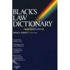 black s law dictionary (3rd ed.) pocket ed.-9780314158628