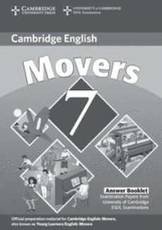 movers 7 answer booklet (cambridge young learners english test 7)-9780521173728