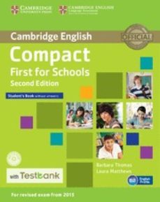compact first for schools (2nd edition) student s book without answers with cd-rom & testbank-9781107543928