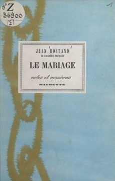 le mariage (ebook)-jean rostand-9782706231728