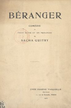 beranger (ebook)-sacha guitry-9782706294228