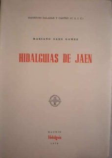hidalguias de jaen-mariano saez gamez-9788400044428