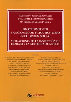 procedimiento sancionador y liquidatorio en el orden social-9788410262928